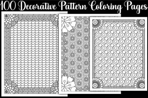 Download Decorative Pattern Coloring Pages for Ad - Decorative Collection