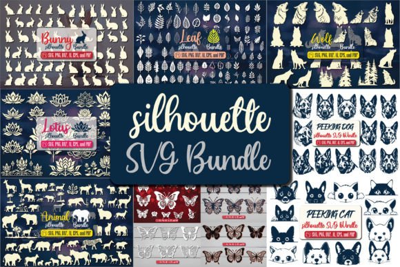 Download Cricut Silhouette SVG Mega Bundle - Silhouette Collection